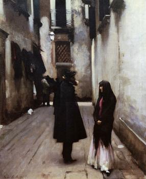 John Singer Sargent : Venetian Street